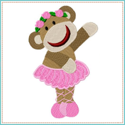 260SockMonkey-Ballerina