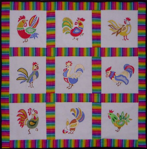 folk-art-roosters